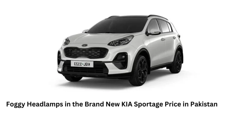 Foggy Headlamps in the Brand New KIA Sportage Price in Pakistan